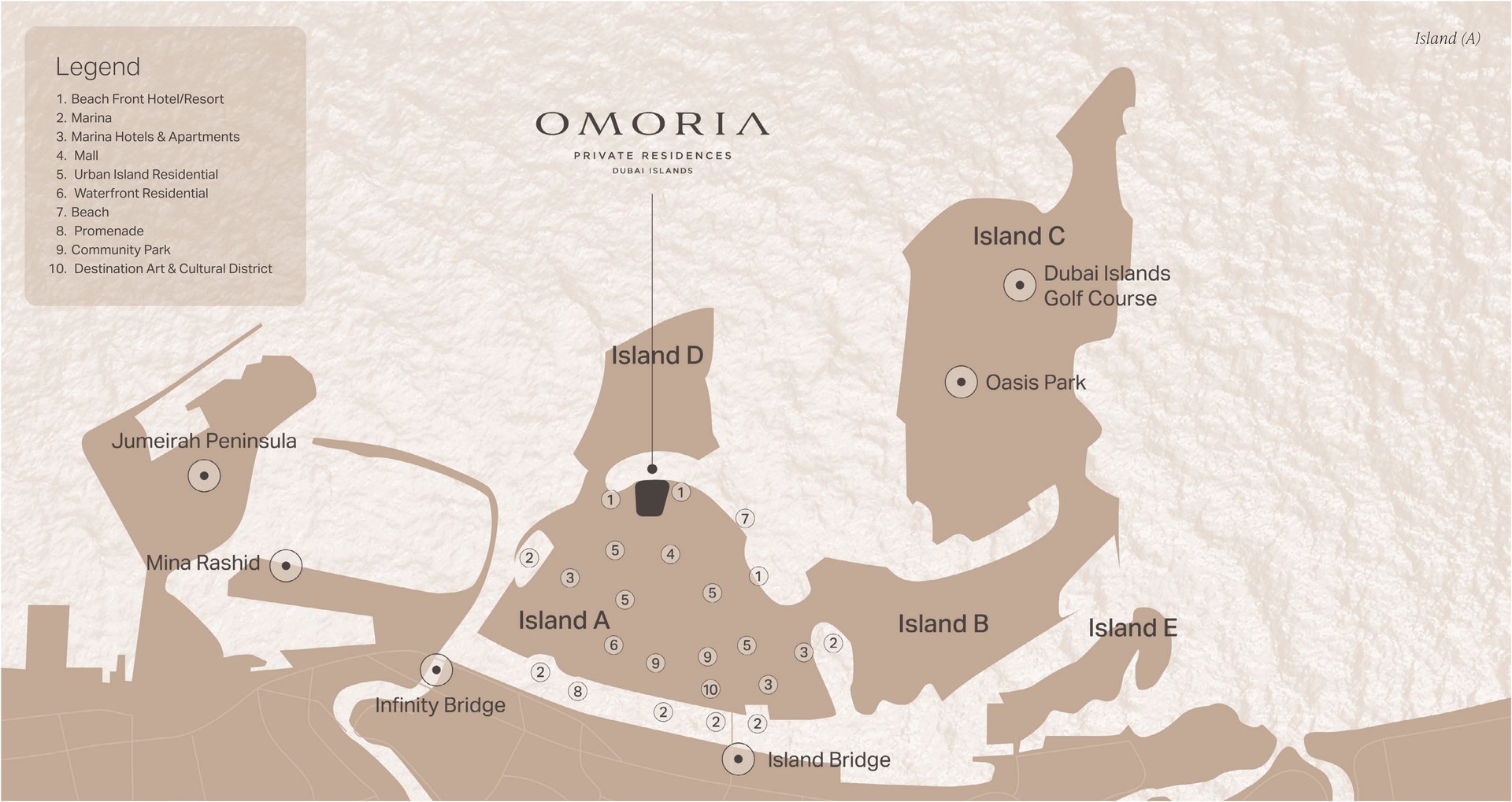 OMORIA — Island A Master Plan, Dubai Islands